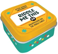 Chronicle Books After Dinner Amusements: Riddle Me This Outlet