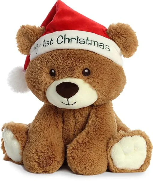 Aurora My 1st Christmas Bear 10" Hot