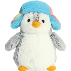 Aurora PomPom Penguin Rainbow Trapper 7" Best