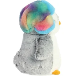 Aurora PomPom Penguin Rainbow Trapper 7" Best