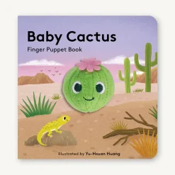 Chronicle Books Baby Cactus Finger Puppet Board Book New