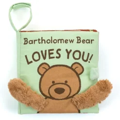 Jellycat Baby Soft Book Bartholomew Bear Loves You Sale