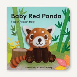 Chronicle Books Baby Red Panda Finger Puppet Board Book Fashion