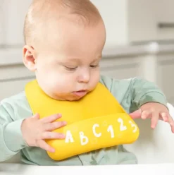 Bella Tunno Little Bites Starter Bib: Alphabet Fun New