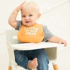 Bella Tunno Wonder Bib: I Laugh at Dad Jokes Discount
