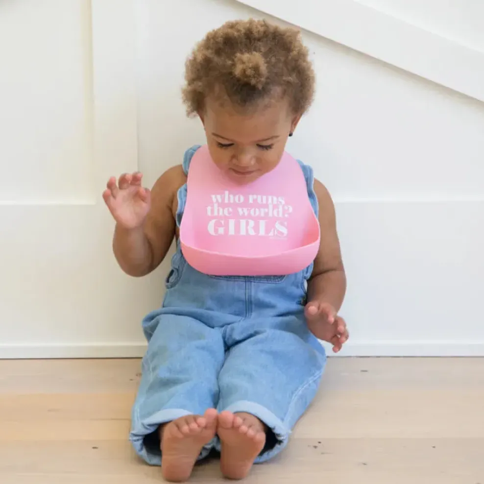 Bella Tunno Wonder Bib: Who Runs the World Girls Sale