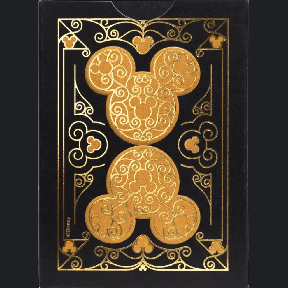 ACD Distribution Bicycle Playing Cards: Disney Mickey Mouse inspired Black and Gold Best