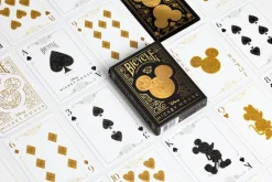 ACD Distribution Bicycle Playing Cards: Disney Mickey Mouse inspired Black and Gold Best