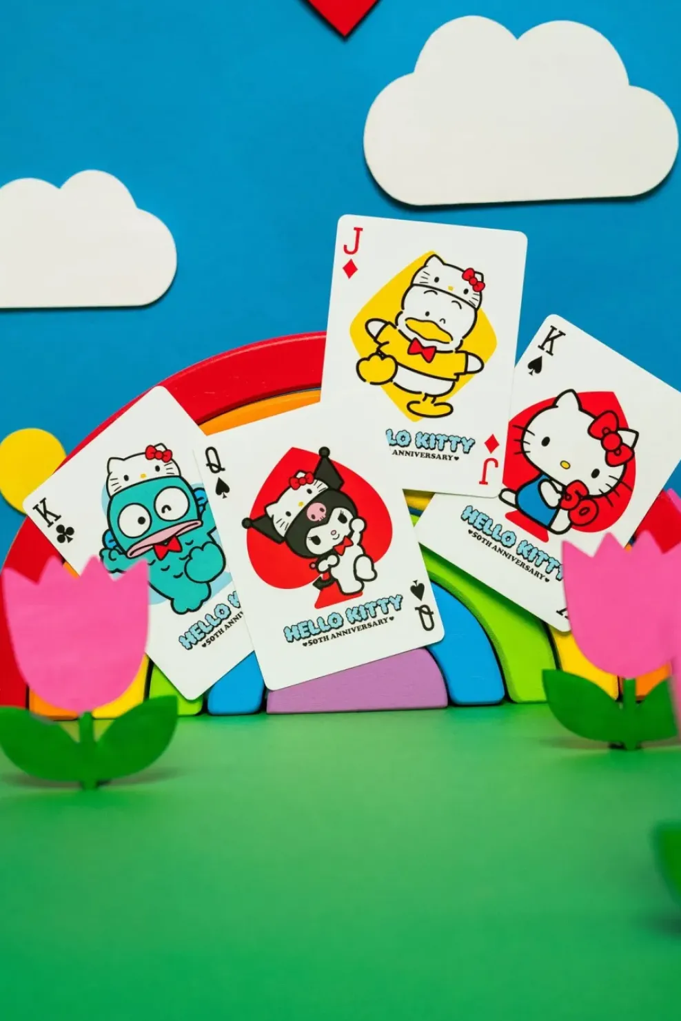 ACD Distribution Bicycle Playing Cards: Hello Kitty - 50th Anniversary Discount