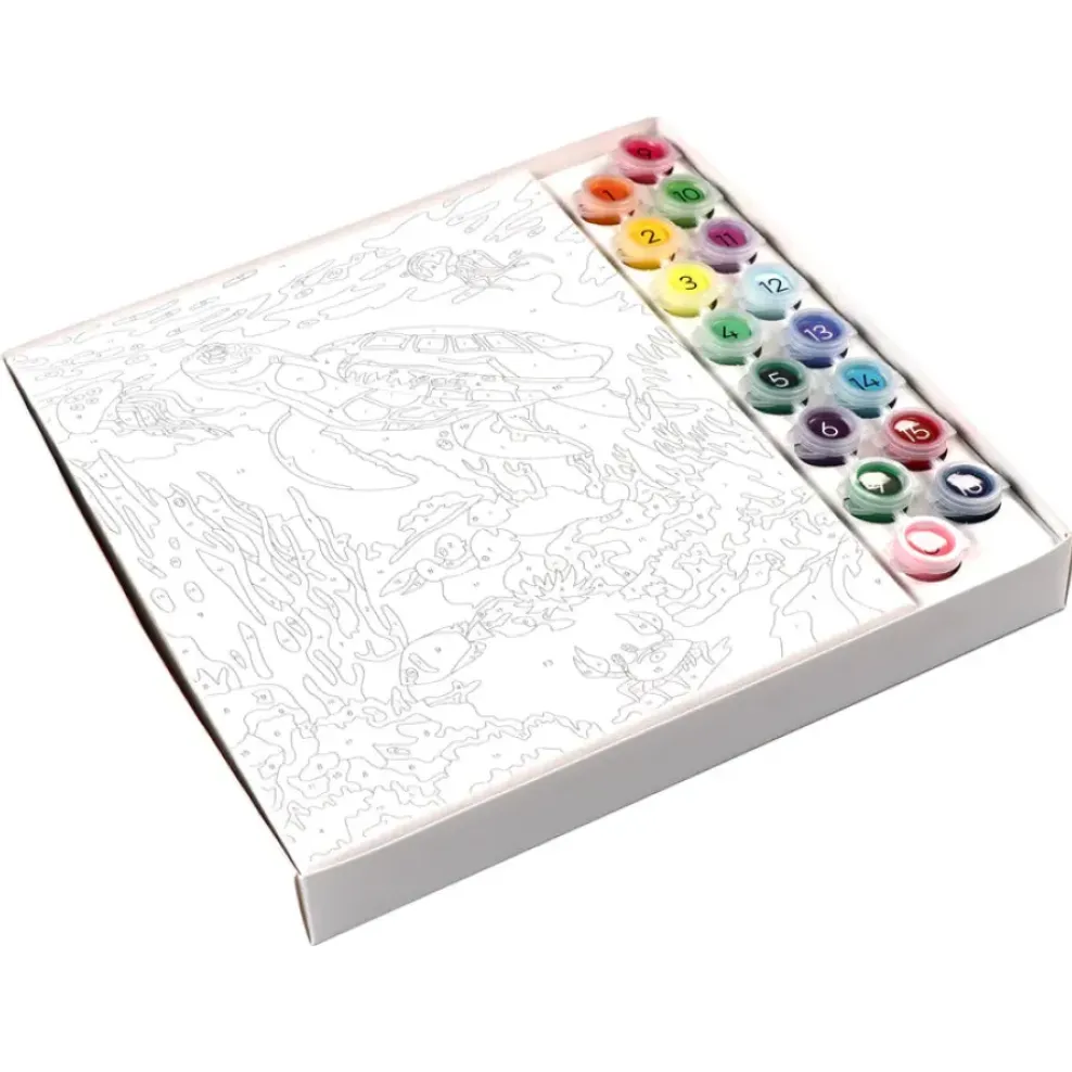 Bright Stripes, LLC Bright Stripes iHeartArt Paint by Numbers: Amazing Ocean Online