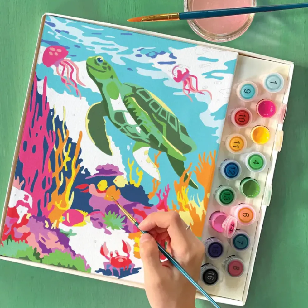 Bright Stripes, LLC Bright Stripes iHeartArt Paint by Numbers: Amazing Ocean Online