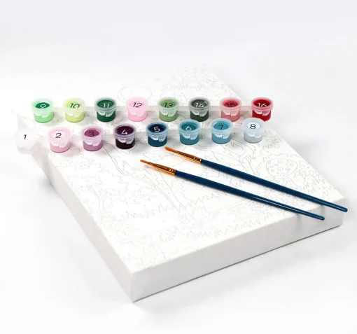 Bright Stripes, LLC Bright Stripes iHeartArt Paint by Numbers: Moonlit Unicorn Discount