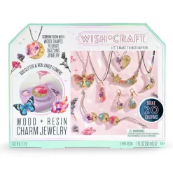 Bright Stripes, LLC Bright Stripes Wish*Craft Wood + Resin Charm Jewelry New