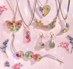 Bright Stripes, LLC Bright Stripes Wish*Craft Wood + Resin Charm Jewelry New