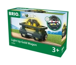 Brio Light Up Gold Wagon 33896 New