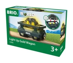 Brio Light Up Gold Wagon 33896 New