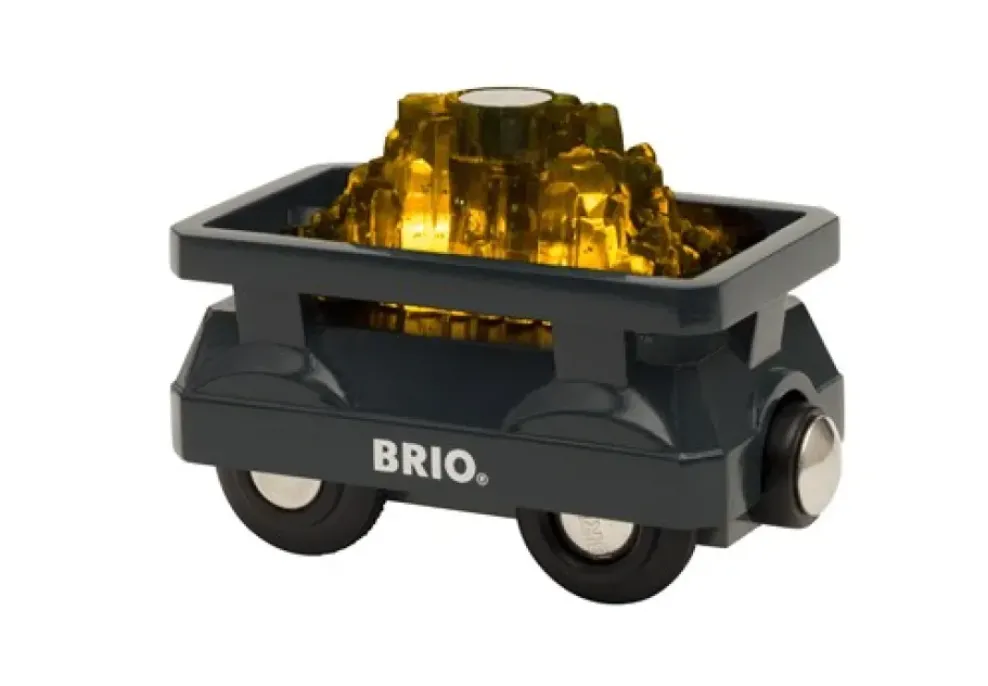 Brio Light Up Gold Wagon 33896 New