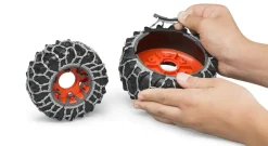 Bruder ® Claas Axion 950 with Snow Chains and Plough Blade New