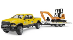 Bruder ® RAM Rental Service with Mini Excavator New