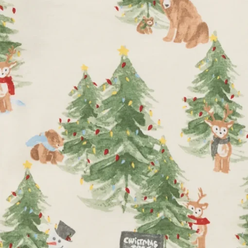 Burt's Bees Baby Burt's Bees Organic Adult Pajamas Christmas Tree Farm Discount