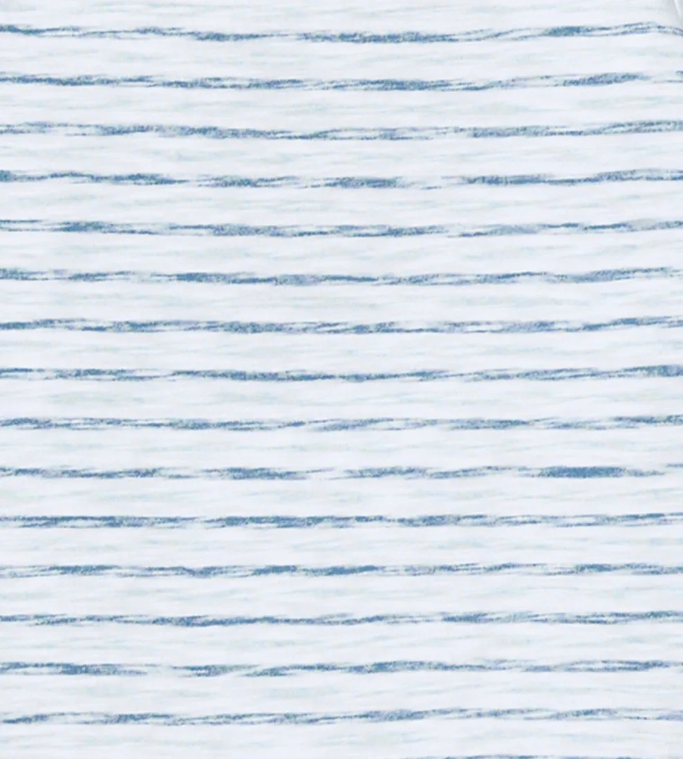 Burt's Bees Baby Burt's Bees Organic Baby Bodysuit Set Blue Slub Stripe Clearance