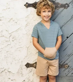 Burt's Bees Baby Burt's Bees Organic Baby Dotted Jacquard Sweatshirt & Shorts Set Outlet