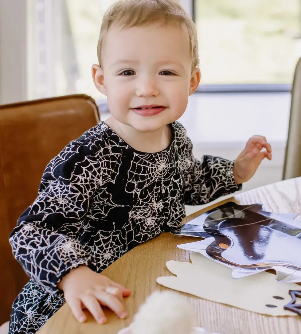 Burt's Bees Baby Burt's Bees Organic Baby Girl Spiderwebs Shirt and Pant Set New