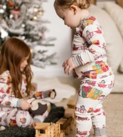 Burt's Bees Baby Burt's Bees Organic Baby One-Piece Sleep & Play Holiday Toy Train Hot