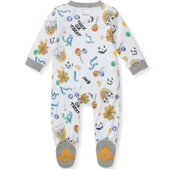 Burt's Bees Baby Burt's Bees Organic Baby One-Piece Footless Sleep & Play Halloween Treats Discount