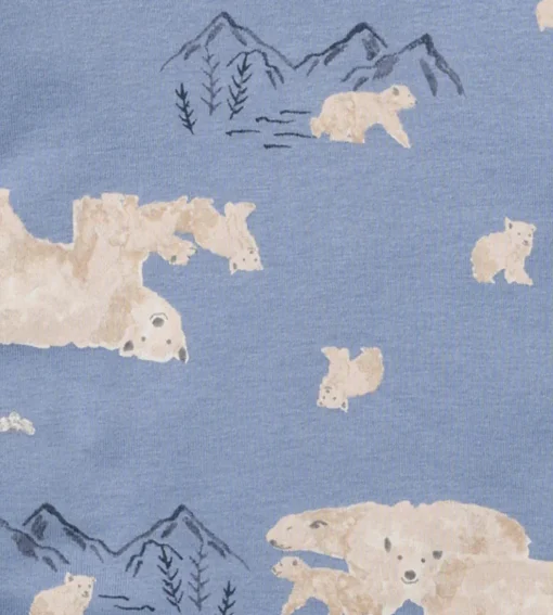 Burt's Bees Baby Burt's Bees Organic Baby One-Piece Sleep & Play Polar Mountain Hot