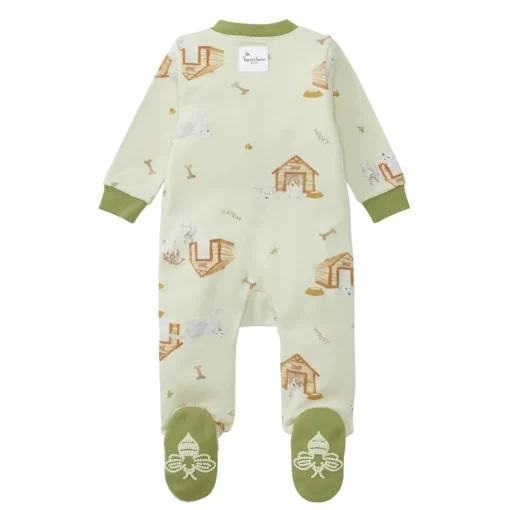 Burt's Bees Baby Burt's Bees Organic Baby One-Piece Sleep & Play Dog House Outlet