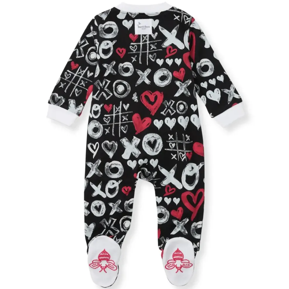 Burt's Bees Baby Burt's Bees Organic Baby One-Piece Sleep & Play XO Doodles Best