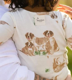 Burt's Bees Baby Burt's Bees Organic Baby One-Piece Sleeper St. Bernard New