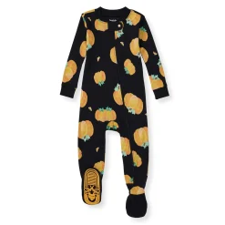Burt's Bees Baby Burt's Bees Organic Baby One-Piece Sleeper Midnight Pumpkins Fashion