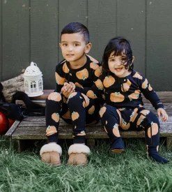 Burt's Bees Baby Burt's Bees Organic Baby One-Piece Sleeper Midnight Pumpkins Fashion