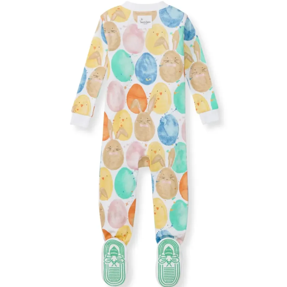 Burt's Bees Baby Burt's Bees Organic Baby One-Piece Sleeper Easter Friends Fashion