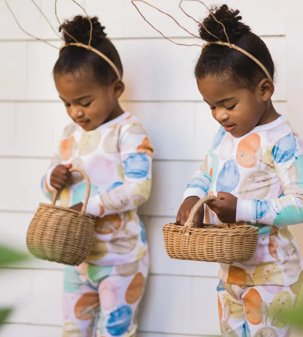 Burt's Bees Baby Burt's Bees Organic Baby One-Piece Sleeper Easter Friends Fashion