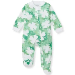 Burt's Bees Baby Burt's Bees Organic Baby One-Piece Sleep & Play Artsy Clover Clearance