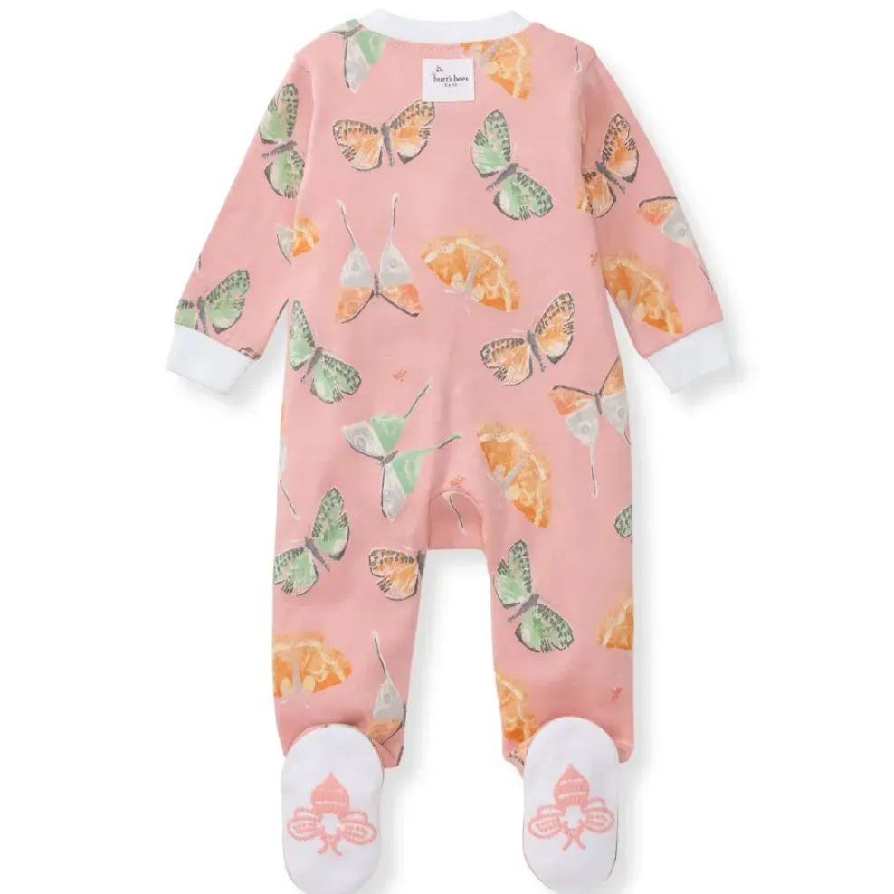 Burt's Bees Baby Burt's Bees Organic Baby One-Piece Sleep & Play Desert Moths Best