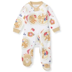 Burt's Bees Baby Burt's Bees Organic Baby One-Piece Sleep & Play Easter Breakfast Fashion