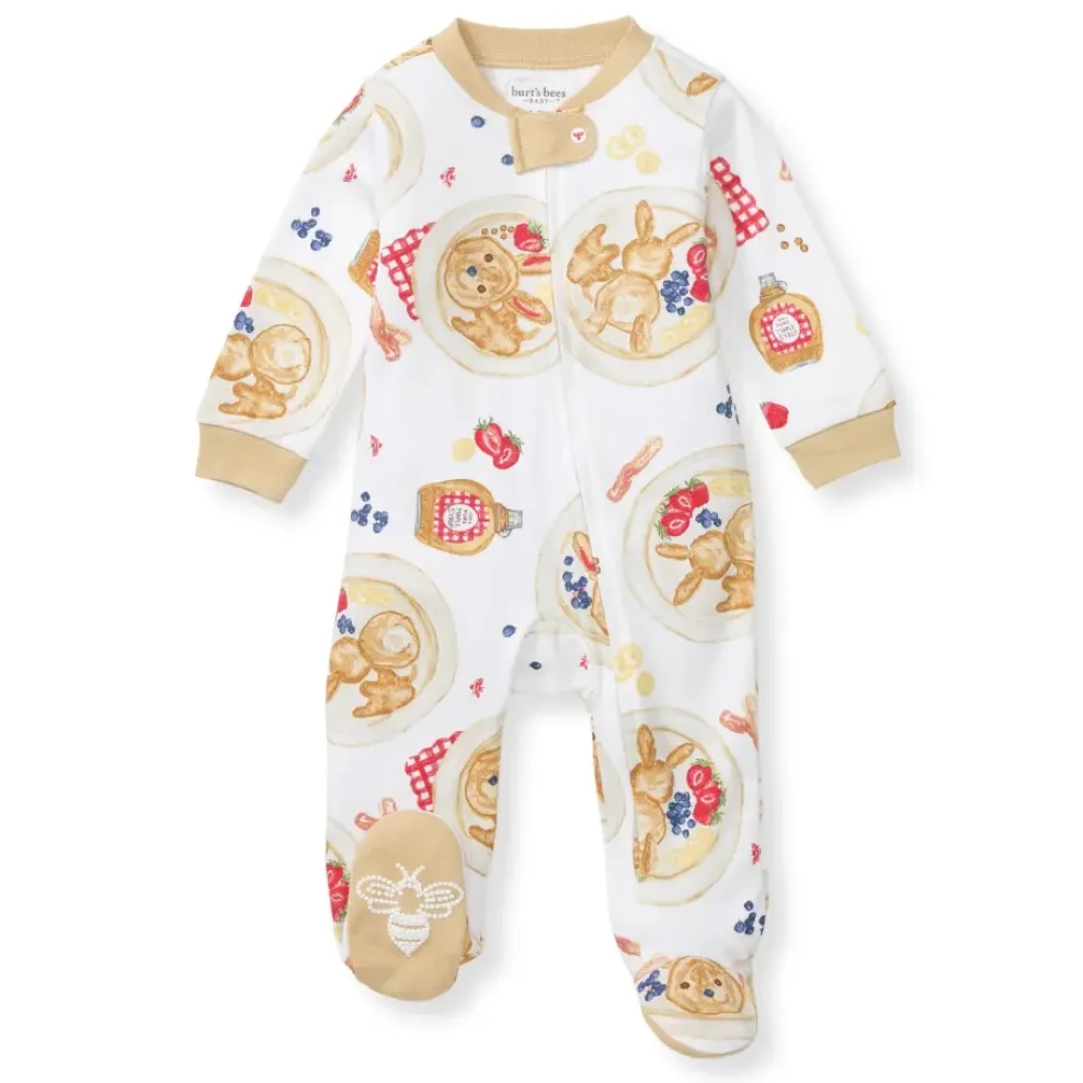 Burt's Bees Baby Burt's Bees Organic Baby One-Piece Sleep & Play Easter Breakfast Fashion