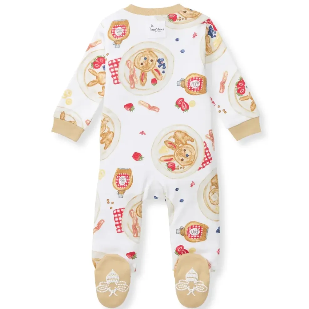 Burt's Bees Baby Burt's Bees Organic Baby One-Piece Sleep & Play Easter Breakfast Fashion