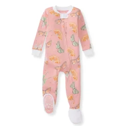 Burt's Bees Baby Burt's Bees Organic Baby One-Piece Sleeper Desert Moths Fashion