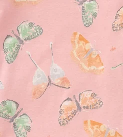 Burt's Bees Baby Burt's Bees Organic Baby One-Piece Sleeper Desert Moths Fashion