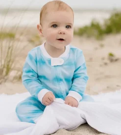 Burt's Bees Baby Burt's Bees Organic Baby One-Piece Footless Sleep & Play 2 Pack: Sandy Castles & Printed Tie Dye Discount