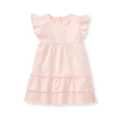 Burt's Bees Baby Burt's Bees Organic Baby Ruffle Pink Dress Discount