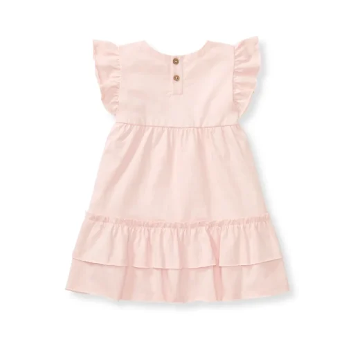Burt's Bees Baby Burt's Bees Organic Baby Ruffle Pink Dress Discount