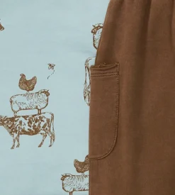 Burt's Bees Baby Burt's Bees Organic Baby Stacked Farm Animals Shirt and Pant Set Online