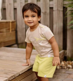 Burt's Bees Baby Burt's Bees Organic Great White Shark Tee & Short Set Fashion