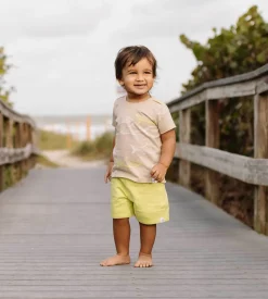 Burt's Bees Baby Burt's Bees Organic Great White Shark Tee & Short Set Fashion